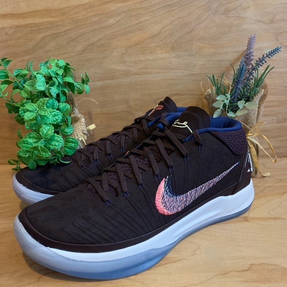 NEW Nike Kobe AD Mid Port Wine Basketball Shoes - Picture 2 of 8